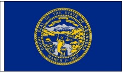 Nebraska Table Flags